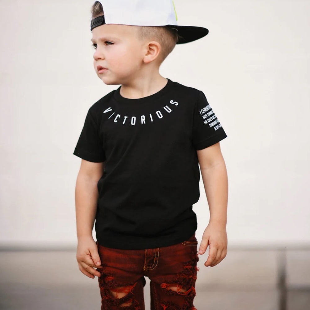 BEACON THREADS “Victorious” Kids Tee (size 3T)